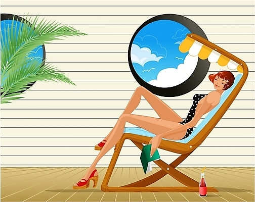 EPS 주간 웰빙 계절 여자 수영복 음료 여행 의자 일러스트 휴가 휴식 한명 사람 20대 성인 야외 책 여름 관광지 여름휴가 바캉스 선탠 여자만 여자한명만 성인여자만 청년만 청년여자만 성인한명만 청년여자한명만 성인여자한명만 성인만 국내일러스트 자연요소 1 옷 가구 컨셉 청년 파일형식 벡터 여름_계절