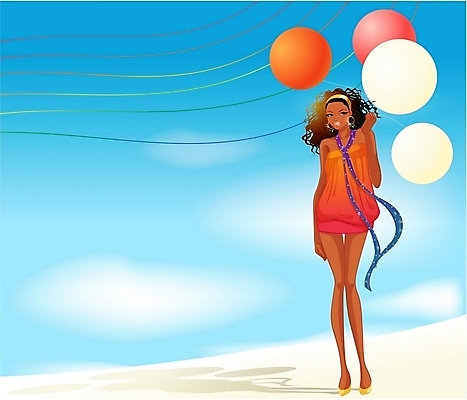 EPS 주간 웰빙 계절 여자 여행 일러스트 휴가 한명 사람 20대 성인 야외 여름 관광지 여름휴가 바캉스 여자만 여자한명만 성인여자만 청년만 청년여자만 성인한명만 청년여자한명만 성인여자한명만 성인만 국내일러스트 자연요소 1 청년 파일형식 벡터 여름_계절