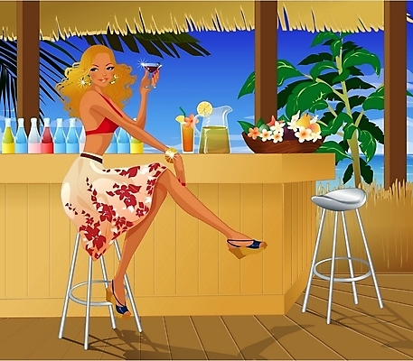 EPS 주간 웰빙 계절 여자 음료 여행 과일 일러스트 휴가 한명 사람 20대 성인 해변 야외 여름 관광지 여름휴가 바캉스 칵테일 칵테일바 여자만 여자한명만 성인여자만 청년만 청년여자만 성인한명만 청년여자한명만 성인여자한명만 성인만 국내일러스트 자연요소 1 바다 주류 청년 선술집 파일형식 벡터 여름_계절