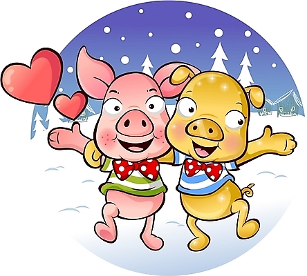 EPS 동물 척추동물 육지동물 커플 계절 명절 한쌍 동물캐릭터 두마리 겨울 일러스트 포유류 나비넥타이 새해 한국 사랑 사람없음 야외 설날 십이지신 하트 눈 돼지 복돼지 일러캐릭터 자연요소 모양 캐릭터 전통 기념일 감정 아시아 2 관계 넥타이 날씨 파일형식 벡터