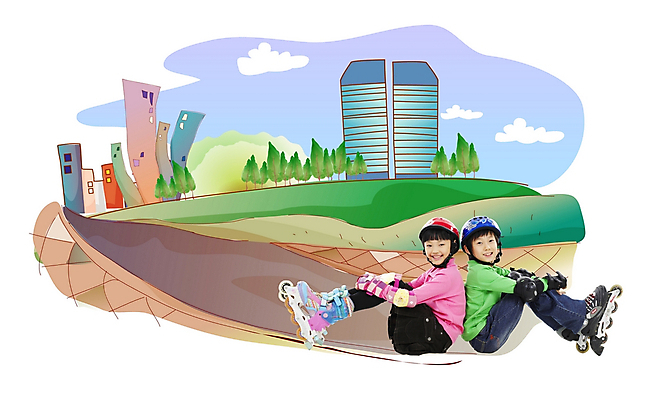 주간 전신 PSD 나무 구름 편집이미지 공원 여자 남자 길 초등학생 어린이 스포츠용품 하늘 사람 앉기 소녀 빌딩 소년 야외 두명 건물 10대 레포츠 친구 롤러블레이드 디지털합성 합성 십대만 이미지편집 자연요소 식물 학생 건축물 공공시설 스포츠 관계 모션 청소년 레저 취미 오브젝트 파일형식