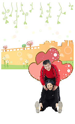 전신 PSD 편집이미지 부부 공원 여자 할아버지 노년 남자 할머니 벽 50대 사랑 사람 야외 두명 운동 노부부 스트레칭 하트 실버 디지털합성 합성 성인만 이미지편집 안마체조 모양 커플 공공시설 감정 중년 건강 성인 체조 파일형식