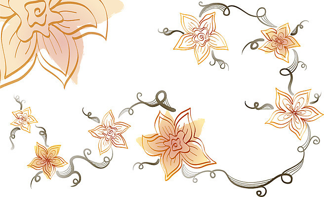 EPS 문양 백그라운드 무늬 꽃무늬 패턴 일러스트 식물문양 사람없음 전통문양 국내일러스트 식물 전통 꽃 파일형식 벡터