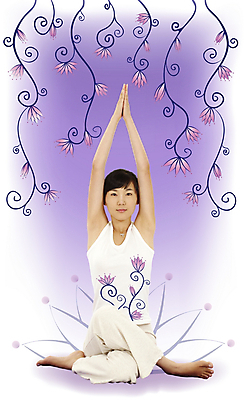 PSD 편집이미지 웰빙 여자 포즈 꽃무늬 패턴 요가 건강 한명 사람 20대 성인 디지털합성 여자만 여자한명만 성인여자만 청년만 청년여자만 성인한명만 청년여자한명만 성인여자한명만 성인만 이미지편집 1 꽃 무늬 청년 파일형식