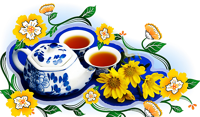 PSD 식물 편집이미지 꽃잎 꽃 음료 음식 백그라운드 꽃무늬 주전자 국화 사람없음 차 다기 디지털합성 오브젝트 국화차 이미지편집 무늬 주방용품 차_음료 다도 파일형식