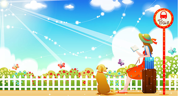 EPS 주간 나무 구름 사계절 계절 여자 꽃 여행 나비 일러스트 교통시설 자연 하늘 휴가 한명 사람 풍경 20대 성인 야외 여름 여름휴가 바캉스 울타리 독서 햇빛 여행가방 표지판 개 버스정류장 여자만 여자한명만 성인여자만 청년만 청년여자만 성인한명만 청년여자한명만 성인여자한명만 성인만 국내일러스트 자연요소 식물 1 곤충 교통 가방 포유류 알림판 청년 담장 태양 역 시설 생태계 파일형식 벡터 여름_계절