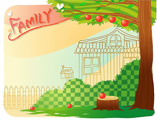 EPS 나무 식물 문양 열매 백그라운드 패턴 과일 일러스트 사람없음 야외 사과 사과나무 국내일러스트 무늬 파일형식 벡터