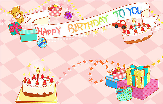 EPS 백그라운드 일러스트 선물 사람없음 파티 케이크 곰인형 생일 오브젝트 국내일러스트 기념일 인형 디저트 이벤트 파일형식 벡터