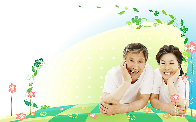 PSD 편집이미지 커플 여자 노년 남자 행복 사랑 사람 두명 노부부 실버 디지털합성 노인만 성인만 이미지편집 부부 감정 관계 성인 파일형식