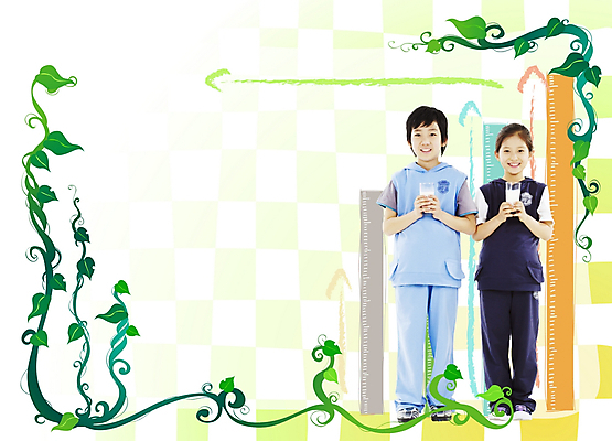 PSD 편집이미지 여자 남자 화살표 어린이 가족 자 남매 사람 소녀 소년 두명 10대 우유 신장 덩굴 디지털합성 키_신체 십대만 이미지편집 식물 신체 관계 청소년 문구용품 유제품 비뇨기관 파일형식