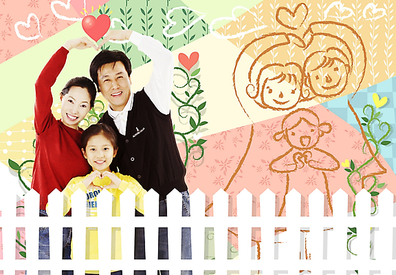 PSD 편집이미지 문양 여자 남자 딸 행복 어린이 40대 패턴 가족 엄마 사랑 사람 10대 세명 울타리 화목 하트 아빠 디지털합성 세식구 이미지편집 모양 감정 중년 컨셉 무늬 관계 청소년 담장 파일형식