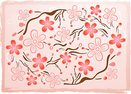 EPS 문양 꽃 백그라운드 무늬 꽃무늬 패턴 일러스트 사람없음 식물패턴 국내일러스트 식물 파일형식 벡터