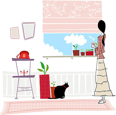 EPS 라이프스타일 웰빙 여자 화분 액자 거실 일러스트 창문 집안 휴식 선반 실내 한명 사람 20대 성인 취미 라이프 30대 고양이 카펫 블라인드 전화기 촛대 미시라이프 미시즈 미즈 미즈라이프 여자만 여자한명만 성인여자만 성인만 국내일러스트 1 가구 컨셉 포유류 청년 내부 생활 장년 반려동물 커튼 파일형식 벡터