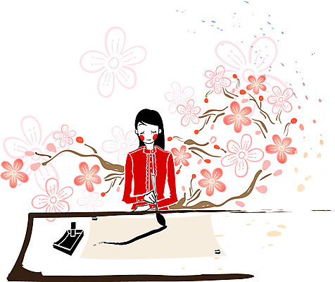 EPS 문양 라이프스타일 웰빙 여자 종이 꽃무늬 일러스트 서예 휴식 한명 사람 20대 성인 취미 라이프 30대 먹 동양화 한지 그림 미시라이프 벼루 미시즈 미즈 미즈라이프 여자만 여자한명만 성인여자만 성인만 국내일러스트 1 한국전통 꽃 컨셉 무늬 미술 청년 생활 장년 파일형식 벡터