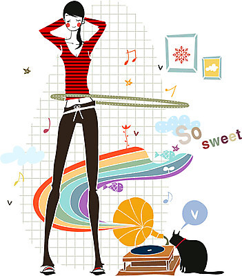 EPS 라이프스타일 웰빙 여자 액자 무지개 몸매관리 다이어트 음표 일러스트 건강 한명 사람 20대 성인 30대 운동 고양이 미시라이프 훌라후프 축음기 미시즈 미즈 미즈라이프 여자만 여자한명만 성인여자만 성인만 국내일러스트 자연요소 1 기호 음악 음향기기 포유류 청년 생활 장년 반려동물 골동품 파일형식 벡터