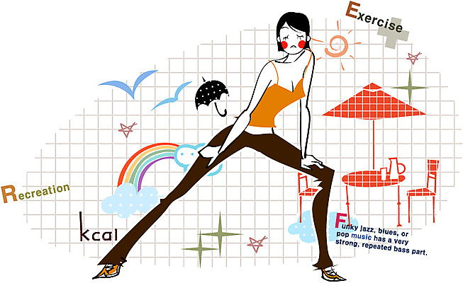 EPS 라이프스타일 웰빙 여자 몸매관리 다이어트 일러스트 건강 한명 사람 20대 성인 30대 운동복 운동 스트레칭 연습 미시라이프 미시즈 미즈 미즈라이프 허벅지운동 여자만 여자한명만 성인여자만 성인만 국내일러스트 1 옷 청년 생활 장년 파일형식 벡터