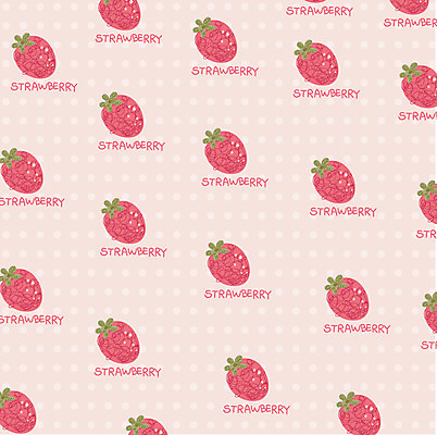 EPS 문양 열매 백그라운드 무늬 패턴 과일 일러스트 딸기 사람없음 물방울무늬 국내일러스트 식물 파일형식 벡터