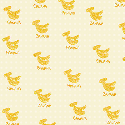 EPS 문양 열매 백그라운드 무늬 패턴 과일 일러스트 바나나 사람없음 물방울무늬 국내일러스트 식물 파일형식 벡터