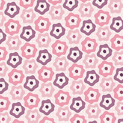 EPS 문양 꽃 분홍색 백그라운드 무늬 꽃무늬 패턴 일러스트 사람없음 물방울무늬 국내일러스트 식물 컬러 파일형식 벡터