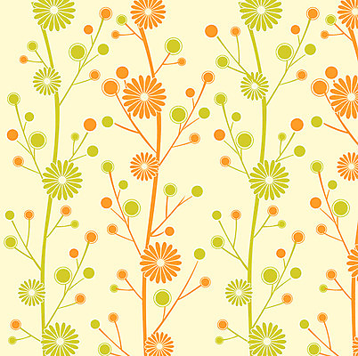 EPS 문양 꽃 줄기 백그라운드 무늬 꽃무늬 패턴 일러스트 사람없음 물방울무늬 국내일러스트 식물 파일형식 벡터