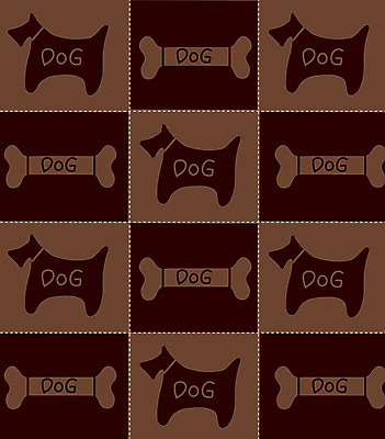 EPS 동물 문양 백그라운드 무늬 패턴 일러스트 뼈 사람없음 개 강아지 국내일러스트 포유류 반려동물 파일형식 벡터