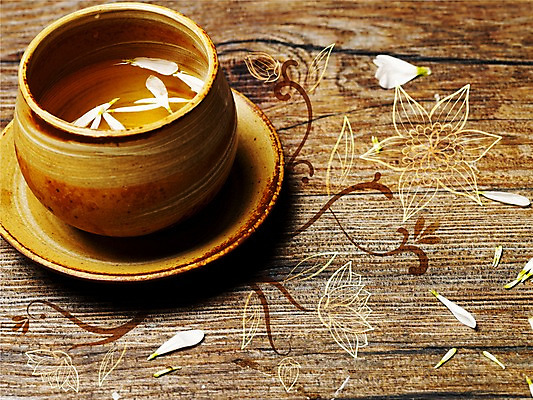 PSD 편집이미지 문양 꽃잎 꽃 생활용품 백그라운드 무늬 꽃무늬 패턴 사람없음 장미 전통차 다기 디지털합성 국화차 이미지편집 식물 차_음료 다도 오브젝트 파일형식