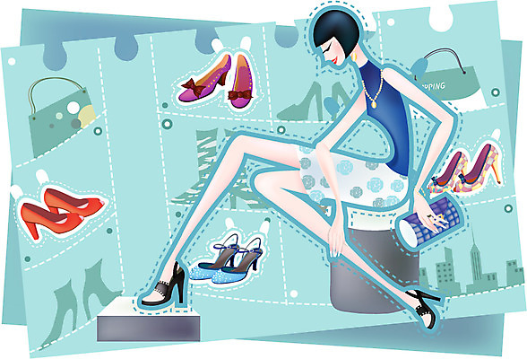 EPS 모델 우먼라이프 라이프스타일 잡화 여자 패션 실루엣 구두 신발 일러스트 실내 한명 사람 20대 성인 쇼핑 쇼핑백 핸드백 샌들 종이인형 여자만 여자한명만 성인여자만 청년만 청년여자만 성인한명만 청년여자한명만 성인여자한명만 성인만 국내일러스트 1 인형 가방 촬영기법 청년 내부 생활 파일형식 벡터