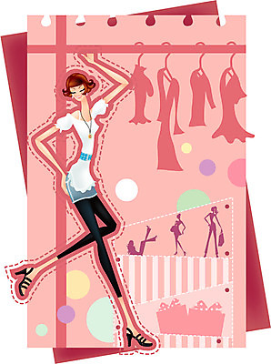 EPS 모델 우먼라이프 라이프스타일 옷 여자 패션 실루엣 포즈 일러스트 실내 한명 사람 20대 성인 여름 선물상자 쇼핑 옷걸이 여자만 여자한명만 성인여자만 청년만 청년여자만 성인한명만 청년여자한명만 성인여자한명만 성인만 국내일러스트 1 계절 촬영기법 선물 청년 내부 생활 상자 파일형식 벡터