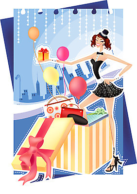 EPS 모델 우먼라이프 라이프스타일 여자 패션 일러스트 선물 한명 사람 이벤트 20대 성인 야외 건물 여름 선물상자 쇼핑 상자 쇼핑백 풍선 여자만 여자한명만 성인여자만 청년만 청년여자만 성인한명만 청년여자한명만 성인여자한명만 성인만 국내일러스트 1 건축물 계절 가방 청년 생활 파일형식 벡터