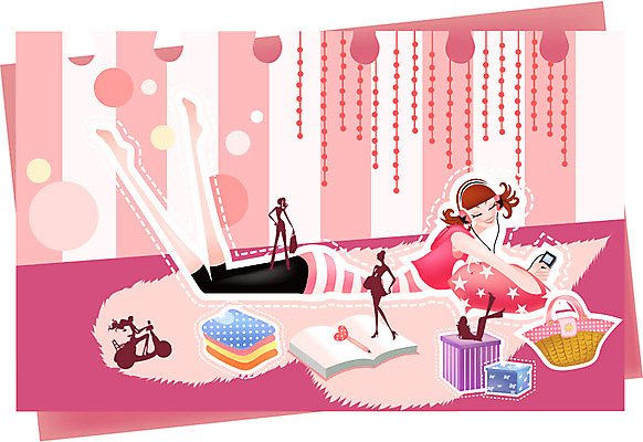 EPS 모델 우먼라이프 라이프스타일 옷 여자 패션 실루엣 포즈 쿠션 가방 일러스트 휴식 실내 한명 사람 20대 성인 책 쇼핑 상자 볼펜 음악감상 MP3 비즈발 여자만 여자한명만 성인여자만 청년만 청년여자만 성인한명만 청년여자한명만 성인여자한명만 성인만 국내일러스트 1 잡화 컨셉 촬영기법 청년 내부 생활 전자제품 펜 감상 파일형식 벡터