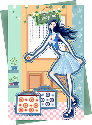 EPS 모델 우먼라이프 라이프스타일 여자 패션 화분 일러스트 한명 사람 20대 성인 야외 여름 쇼핑 쇼핑백 문 현관문 여자만 여자한명만 성인여자만 청년만 청년여자만 성인한명만 청년여자한명만 성인여자한명만 성인만 국내일러스트 1 계절 가방 청년 생활 파일형식 벡터