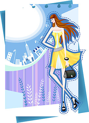 EPS 모델 우먼라이프 라이프스타일 여자 패션 일러스트 한명 사람 빌딩 20대 성인 건물 여름 쇼핑 핸드백 풀잎 여자만 여자한명만 성인여자만 청년만 청년여자만 성인한명만 청년여자한명만 성인여자한명만 성인만 국내일러스트 1 건축물 계절 잎 가방 청년 생활 풀_식물 파일형식 벡터