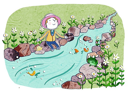 PSD 남자 꽃 여행 일러스트 휴가 개구리 어류 한명 사람 20대 성인 야외 돌_바위 개울 달팽이 콜라주 남자만 남자한명만 성인남자만 청년만 청년남자만 청년남자한명만 성인한명만 성인남자한명만 성인만 국내일러스트 식물 1 연체동물 양서류 청년 강 수중동물 파일형식