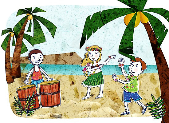 주간 PSD 계절 여자 남자 바다 여행 일러스트 휴가 국악기 사람 야외 세명 여름 야자수 하와이 콜라주 훌라춤 국내일러스트 자연요소 나무 악기 국악 미국 춤 파일형식