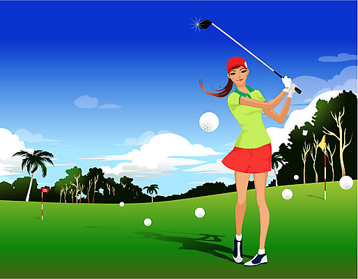 EPS 주간 구름 웰빙 여자 스포츠 골프 일러스트 골프장 하늘 레저 골프공 한명 사람 20대 성인 야외 레포츠 운동 구기 골프채 여자만 여자한명만 성인여자만 청년만 청년여자만 성인한명만 청년여자한명만 성인여자한명만 성인만 국내일러스트 자연요소 1 공 스포츠시설 골프용품 건강 청년 파일형식 벡터