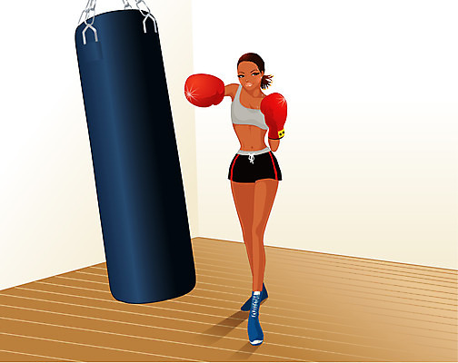 EPS 웰빙 여자 스포츠 일러스트 레저 실내 한명 사람 20대 성인 운동 권투 권투글러브 샌드백 여자만 여자한명만 성인여자만 청년만 청년여자만 성인한명만 청년여자한명만 성인여자한명만 성인만 국내일러스트 1 건강 청년 내부 격투기 글러브 파일형식 벡터