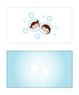 템플릿 배너템플릿 여자 교육 남자 어린이 명함 명함템플릿 미니배너 미소 웃음 사람 두명 유치원 물방울 공기방울 어린이만 이미지템플릿 배너 표정 미니