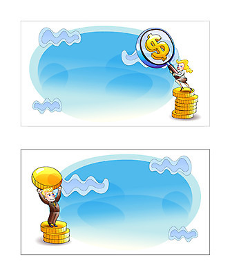 템플릿 배너템플릿 여자 남자 지폐 돈 명함 돋보기 명함템플릿 미니배너 사람 두명 금융 동전 은행 이미지템플릿 배너 경제 재산 미니