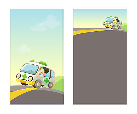 템플릿 배너템플릿 육상교통 의학 명함 명함템플릿 미니배너 병원 치료 구급차 이미지템플릿 배너 교통수단 자동차 미니