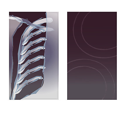 템플릿 배너템플릿 의학 명함 명함템플릿 미니배너 뼈 엑스레이 병원 치료 장기 근골격기관 갈비뼈 이미지템플릿 배너 신체 장기_의학 미니