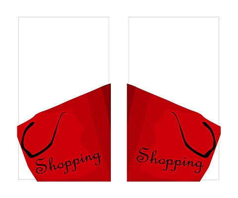 템플릿 배너템플릿 잡화 가방 명함 명함템플릿 미니배너 빨간색 쇼핑 쇼핑백 이미지템플릿 배너 컬러 미니