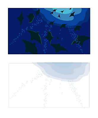 동물 템플릿 척추동물 배너템플릿 명함 명함템플릿 미니배너 어패류 어류 바닷속 해저 물방울 가오리 이미지템플릿 배너 수중 수중동물 미니