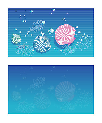 템플릿 배너템플릿 명함 명함템플릿 미니배너 조개 어패류 연체동물 바닷속 물방울 산호초 공기방울 이미지템플릿 동물 배너 무척추동물 수중 수중식물 미니