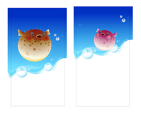 동물 템플릿 척추동물 배너템플릿 명함 명함템플릿 미니배너 어패류 어류 바닷속 물방울 복어 공기방울 이미지템플릿 배너 수중 수중동물 미니