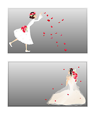 템플릿 배너템플릿 여자 부케 결혼 명함 명함템플릿 미니배너 사람 이벤트 두명 청첩장 꽃가루 여자만 이미지템플릿 배너 꽃다발 카드_감사 가루 미니