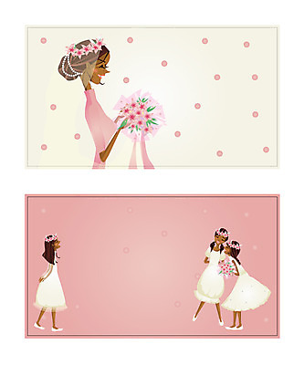 템플릿 배너템플릿 드레스 여자 신부 부케 결혼 명함 명함템플릿 미니배너 사람 이벤트 여러명 청첩장 여자만 이미지템플릿 배너 옷 꽃다발 다수 카드_감사 미니