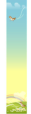 구름 템플릿 배너템플릿 사계절 계절 꽃 세로배너 나비 곤충 무지개 절지류 자연 하늘 초원 장미 봄 언덕 이미지템플릿 자연요소 식물 동물 배너 세로 생태계