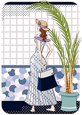 EPS 전신 식물 모자 우먼라이프 여자 패션 화분 패턴 일러스트 한명 사람 20대 성인 쇼핑 쇼핑백 원형 여자만 여자한명만 성인여자만 청년만 청년여자만 성인한명만 청년여자한명만 성인여자한명만 성인만 국내일러스트 도형 1 라이프스타일 잡화 무늬 가방 청년 파일형식 벡터