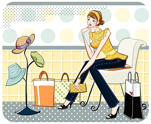 EPS 모자 문양 우먼라이프 여자 패션 패턴 의자 일러스트 실내 한명 사람 20대 성인 쇼핑 쇼핑백 지갑 모자걸이 여자만 여자한명만 성인여자만 청년만 청년여자만 성인한명만 청년여자한명만 성인여자한명만 성인만 국내일러스트 1 라이프스타일 잡화 가구 무늬 가방 청년 내부 파일형식 벡터