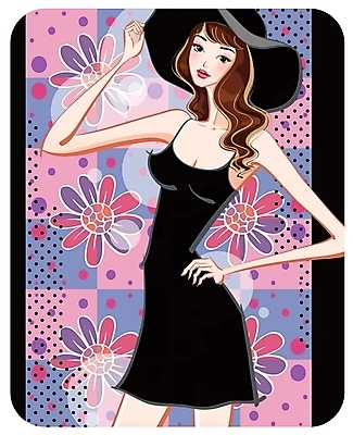 EPS 모자 우먼라이프 원피스 여자 패션 포즈 꽃무늬 패턴 일러스트 한명 사람 상반신 20대 성인 쇼핑 여자만 여자한명만 성인여자만 청년만 청년여자만 성인한명만 청년여자한명만 성인여자한명만 성인만 국내일러스트 1 라이프스타일 잡화 옷 꽃 무늬 청년 파일형식 벡터